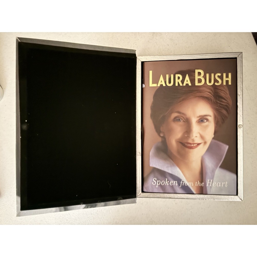 LAURA BUSH SPOKEN FROM THE HEART *SIGNED *LTD FIRST EDITION* W/Clam Shell Box#38 - Picture 5 of 6